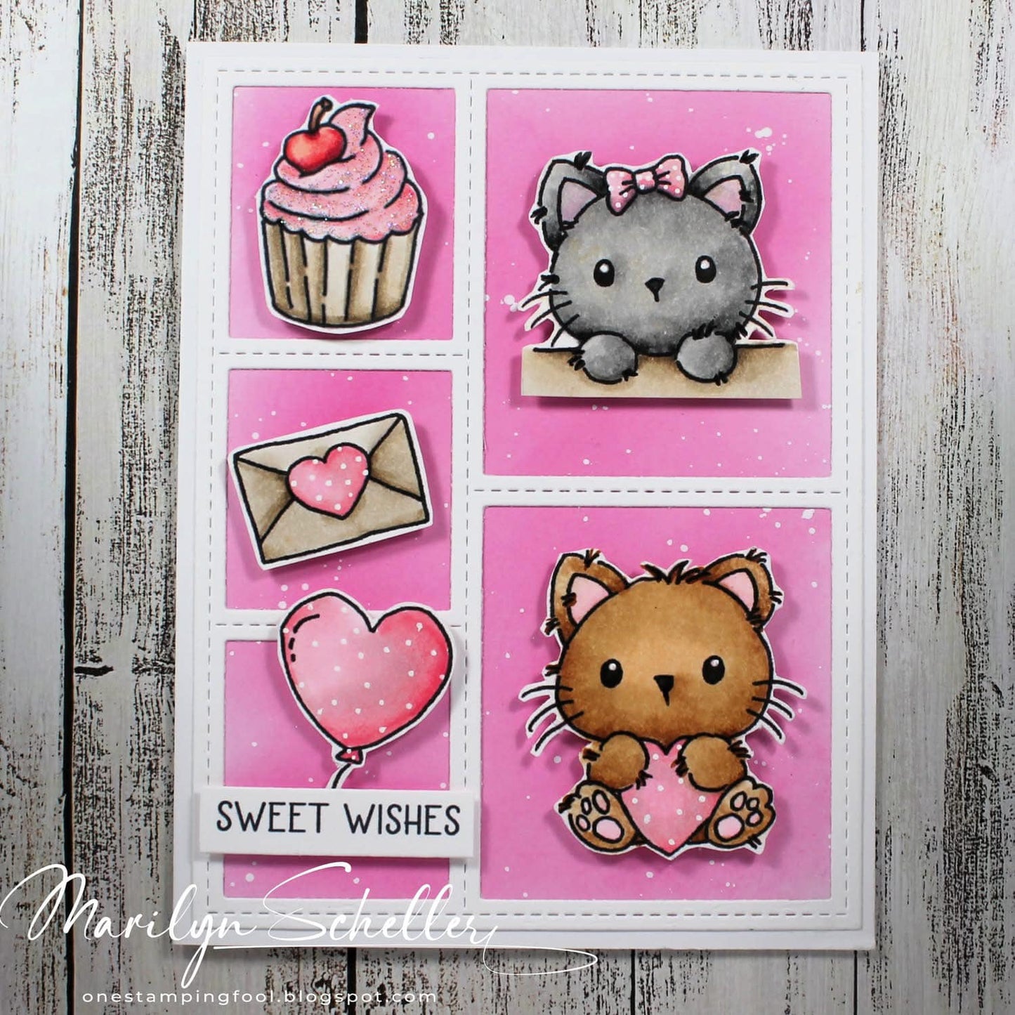 Sweet Wishes - A5 Stamp Set