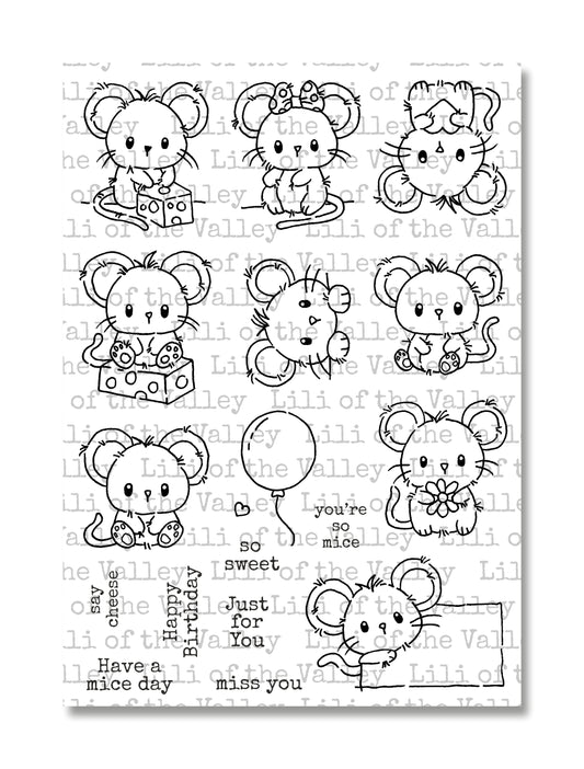 Have a Mice Day - A5 Stamp Set