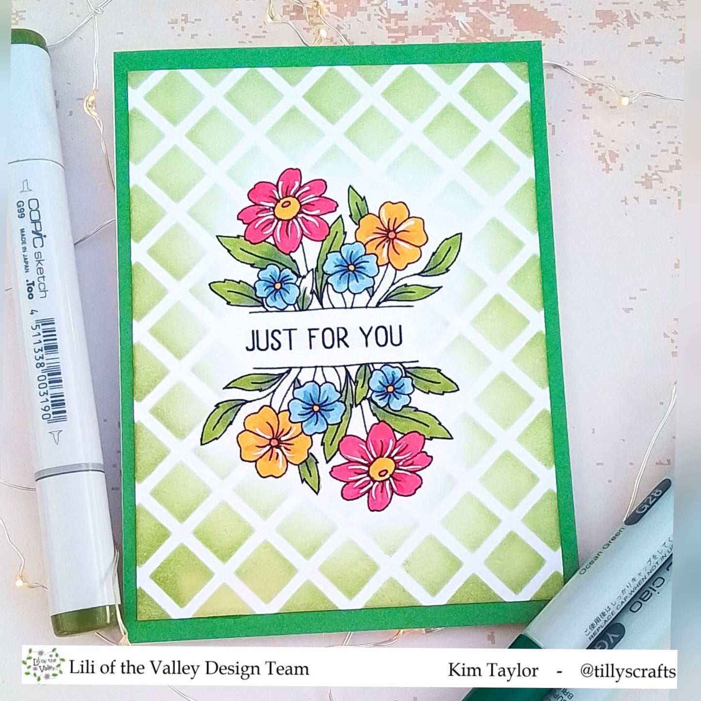 Flower Pockets - A5 Stamp Set