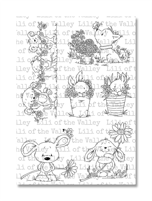 Spring Sweeties - A5 Stamp Set