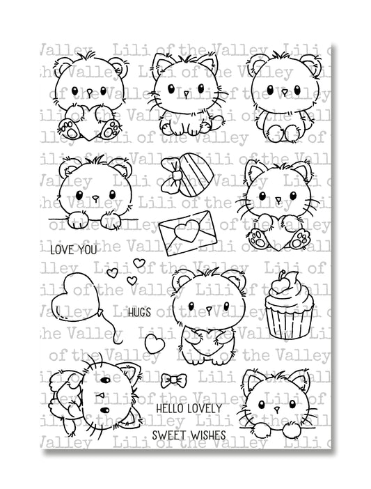 Sweet Wishes - A5 Stamp Set